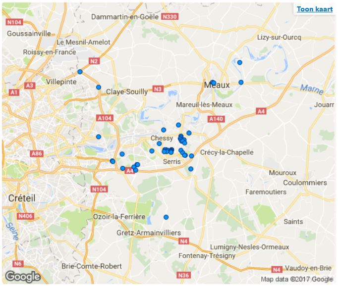 Aanbevolen hotels in de buurt van Disneyland Parijs