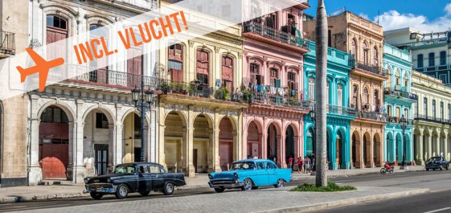 Dagaanbieding Fly & Drive Cuba -