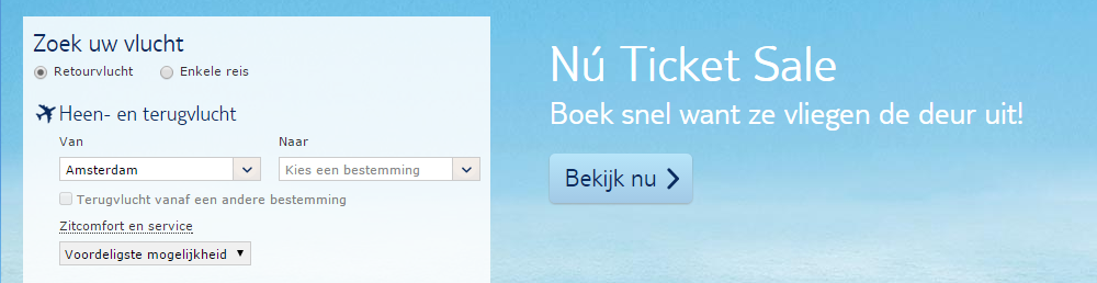 Vakantie aanbieding