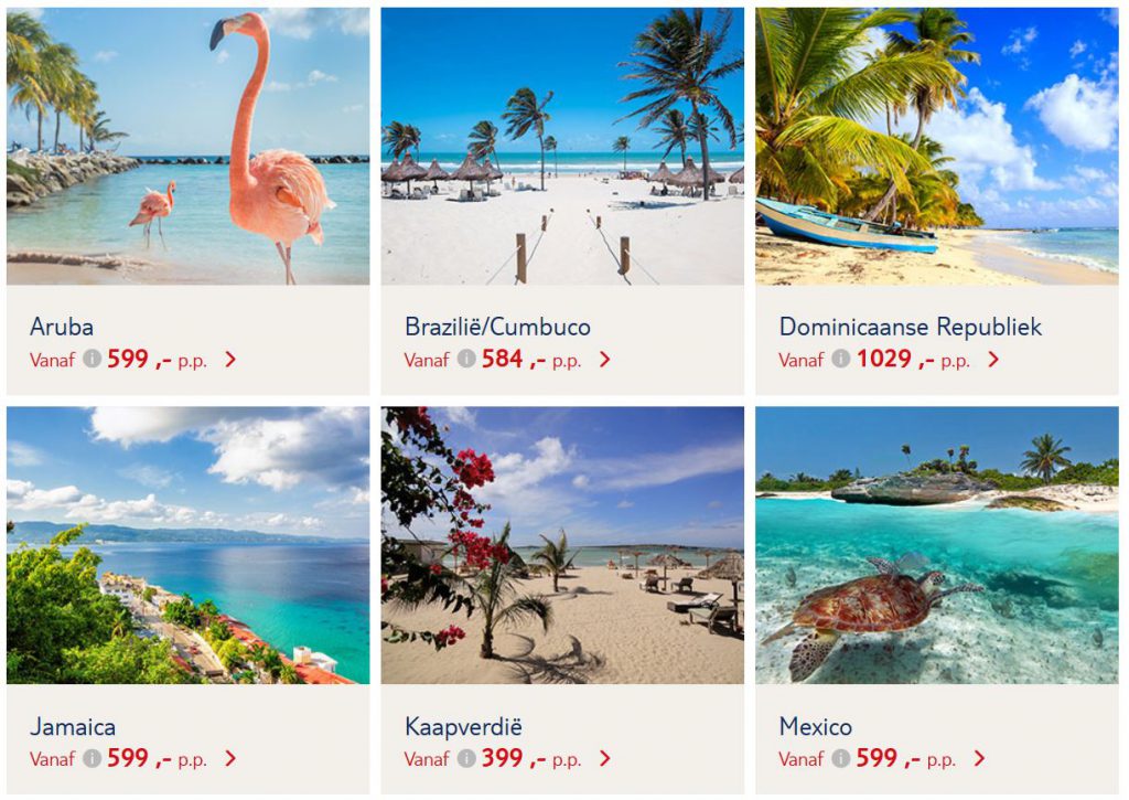 Vakantie aanbieding