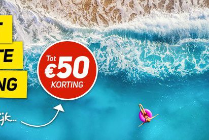 50 korting last minute