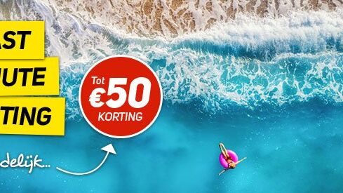 50 korting last minute 50 korting last minute