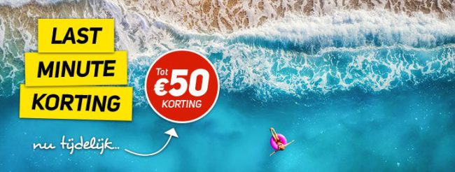 50 korting last minute 50 korting last minute