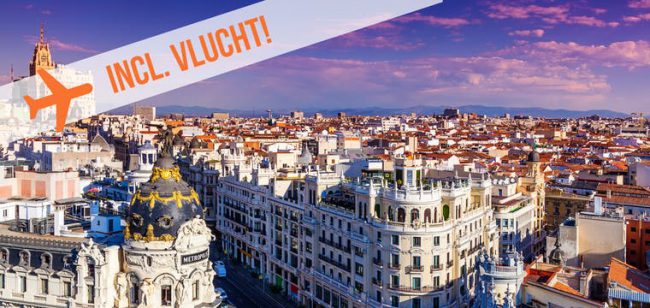 Dagaanbieding Beleef Madrid & Valencia -