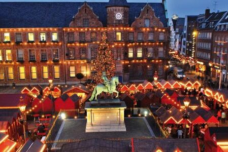 Dagaanbieding 2 of 3 dagen kerstshoppen in Düsseldorf incl. tapasplank en drankje