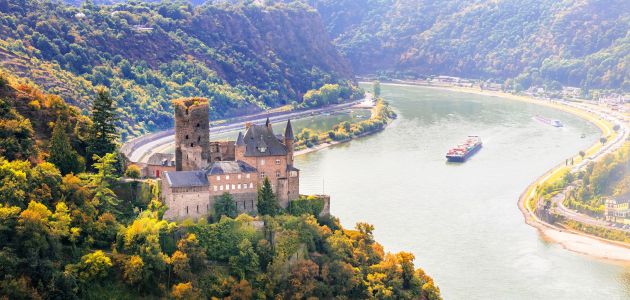 Dagaanbieding 4 of 5 dagen kastelen en wijngaarden in de romantische Midden-Rijn o.b.v. halfpension incl. boottrip