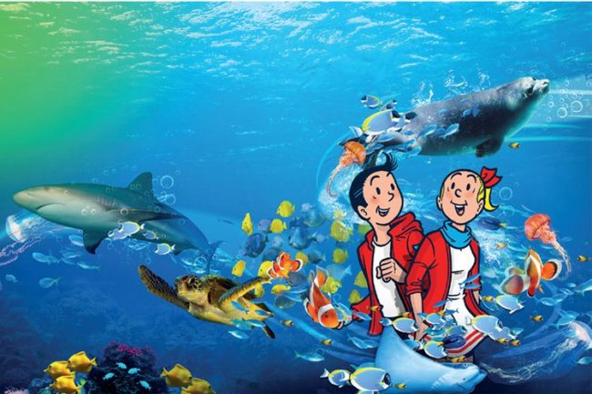 Dagaanbieding Met Suske & Wiske naar SEA LIFE Blankenberge (2 p.)