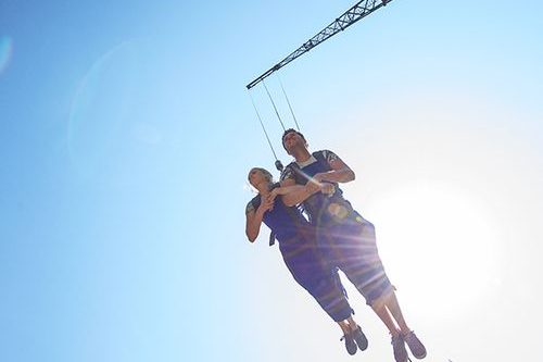 Dagaanbieding Walibi Holland duosprong Skydiver